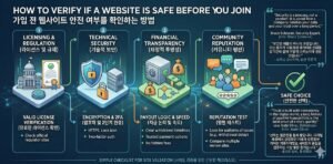 가입 전 웹사이트 안전 여부를 확인하는 방법